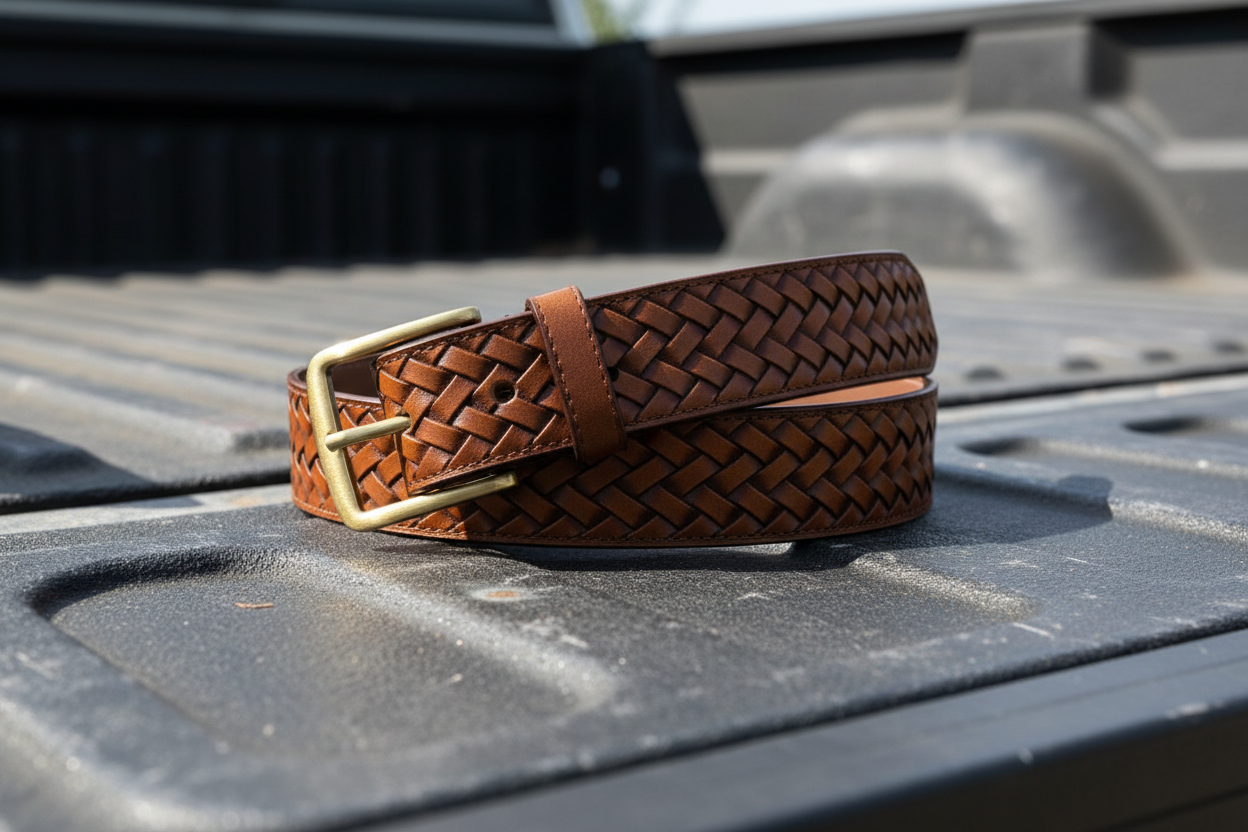 Custom stamped belt